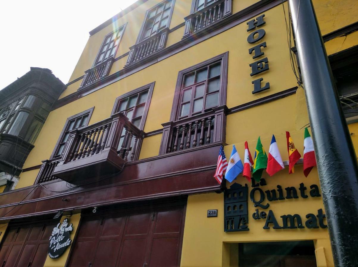 La Quinta De Amat Hotel Lima Buitenkant foto